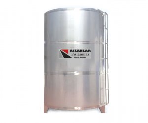 9 тонн (9000 литров) Цилиндрический вертикальный резервуар для воды из нержавеющей стали